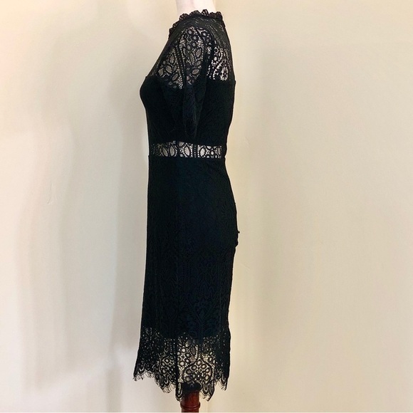 Lulus. Remarkable Black Lace Dress. Small - Picture 8 of 16